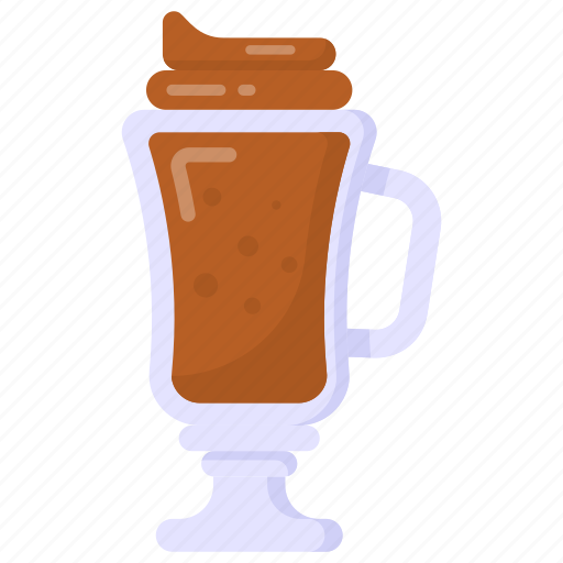 Irish coffee, coffee, irish drink, beverage, irish caffeine icon - Download on Iconfinder