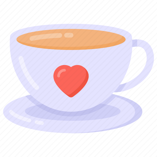 Coffee cup, coffee, heart coffee, caffeine, espresso icon - Download on Iconfinder