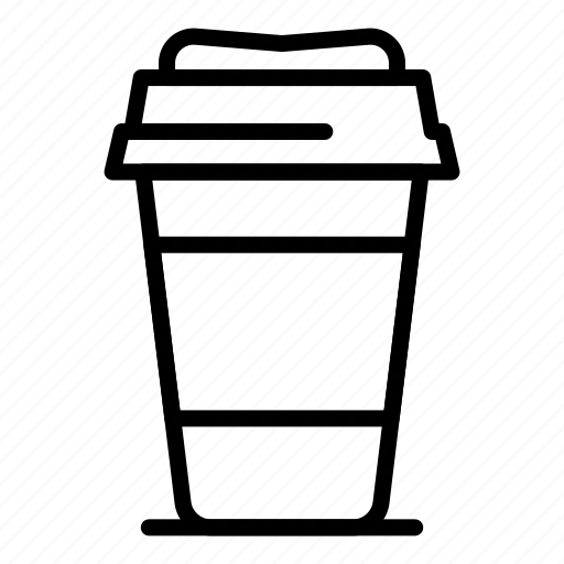Hot, coffee, plastic, cup icon - Download on Iconfinder