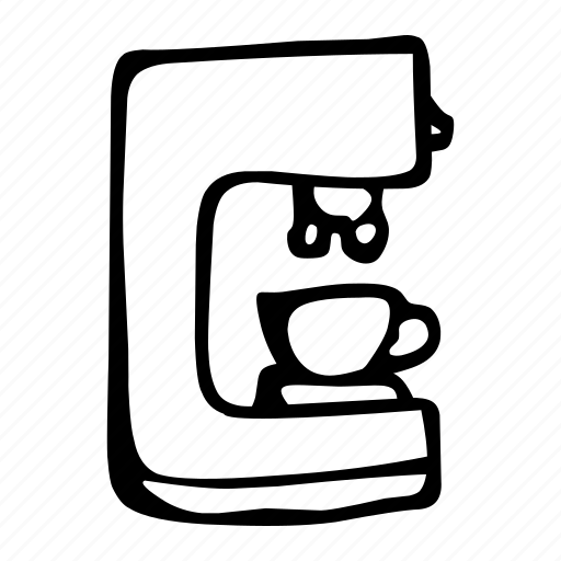 Coffee, maker, machine, espresso, drink, cafe, kitchen icon - Download on Iconfinder