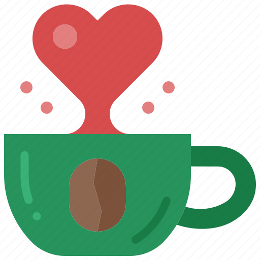 Coffee, addict, lover, cup, heart, drink, hot icon - Download on Iconfinder