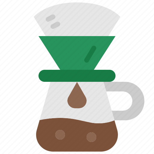 Drip, glass, dripper, coffee, maker, chemex, filter icon - Download on Iconfinder