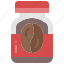 instant, coffee, jar, container, package, drink, powder, product 