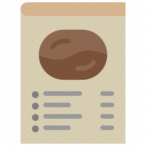 Menu, coffee, drink, cafe, price, book, restaurant icon - Download on Iconfinder