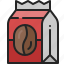 coffee, bag, package, bean, product, shop, sack 
