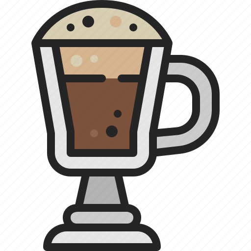 Irish, coffee, glass, drink, cup, beverage, whiskey icon - Download on Iconfinder