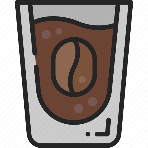 Shot, glass, espresso, coffee, drink, serve, measurement icon - Download on Iconfinder