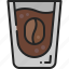 shot, glass, espresso, coffee, drink, serve, measurement 