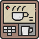 vending, machine, dispenser, drink, coffee, automatic, panel, sale