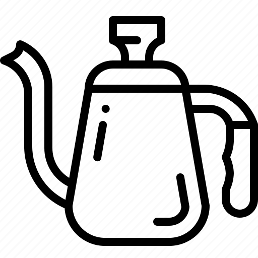 Drip, kettle, coffee, drink, pot, hot, pour icon - Download on Iconfinder
