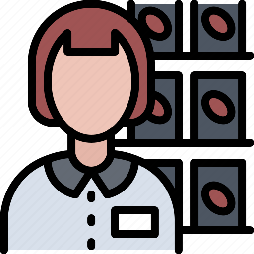 Consultant, woman, coffee, shop, drink, drinks, cafe icon - Download on Iconfinder