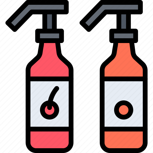 Syrup, bottle, coffee, shop, drink, drinks, cafe icon - Download on Iconfinder