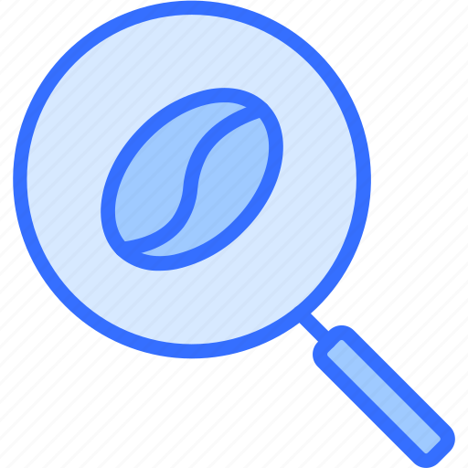 Magnifier, search, coffee, shop, drink, drinks, cafe icon - Download on Iconfinder