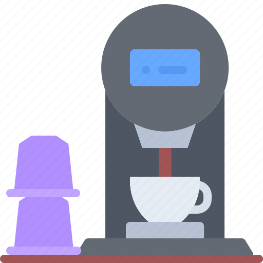 Coffee, machine, capsule, cup, shop, drink, drinks icon - Download on Iconfinder