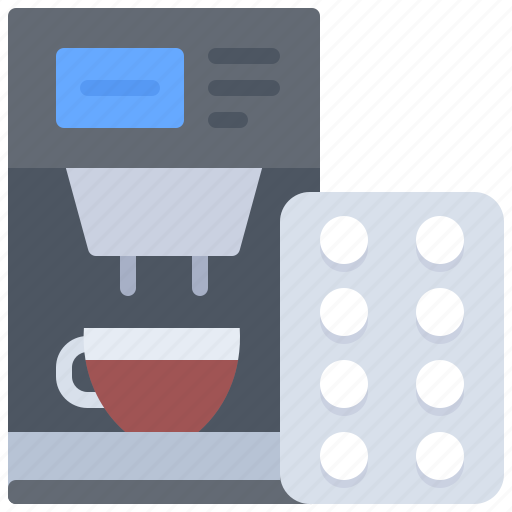 Cleaning, tablet, coffee, machine, shop, drink, drinks icon - Download on Iconfinder