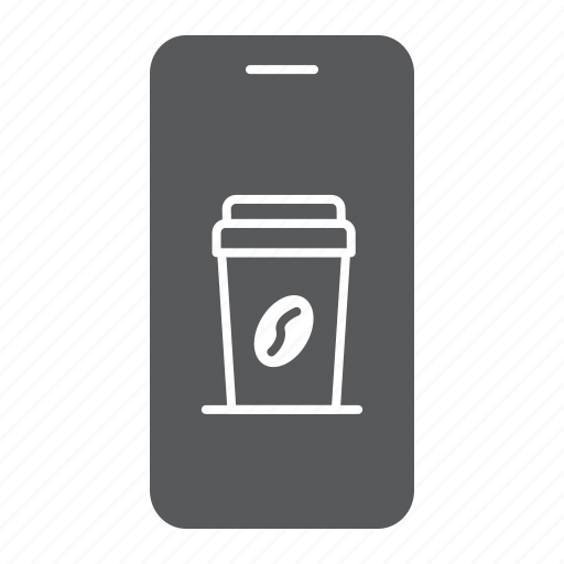 Coffee, app, smartphone, mobile, takeaway, buy icon - Download on Iconfinder