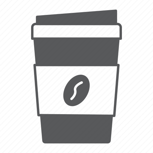 Coffee, paper, cup, disposable, takeaway, drink, bean icon - Download on Iconfinder