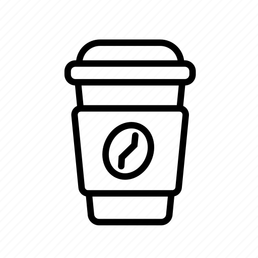 Beverage, cafe, coffee, cup, disposable cup, drink, take out icon - Download on Iconfinder