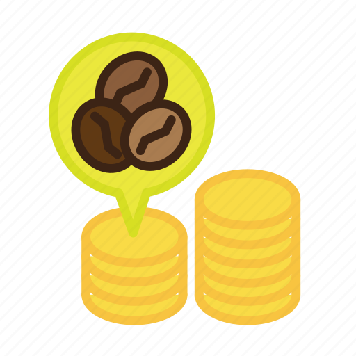 Cafe, cash, coffee, coffee bean, deal, espresso, money icon - Download on Iconfinder