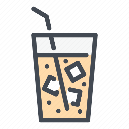 Coffee, cold, cube, drink, glass, ice, tea icon - Download on Iconfinder