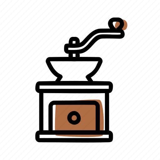 Barista, brewing methods, coffee, grinder, manual brew icon - Download on Iconfinder
