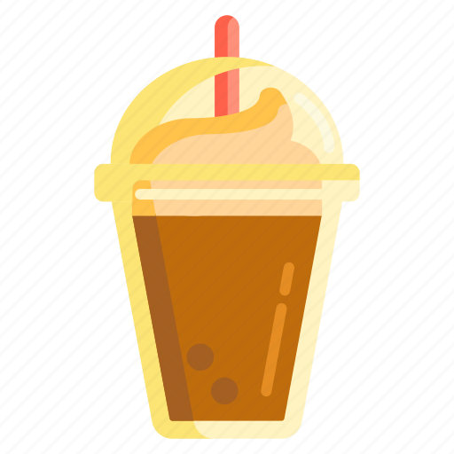 Coffee, frappe, frappucino, ice blended, milkshake, shake icon - Download on Iconfinder