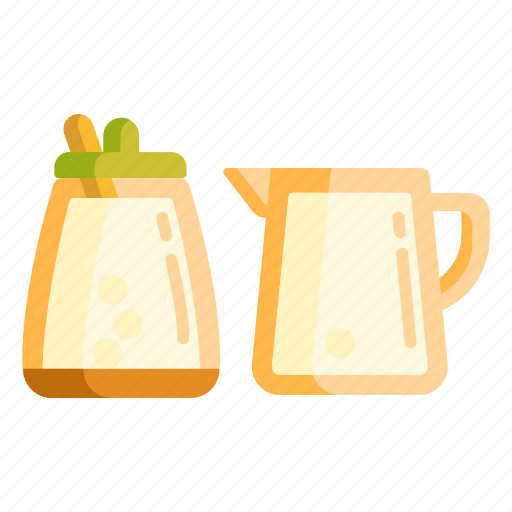 Milk, pitcher, sugar icon - Download on Iconfinder