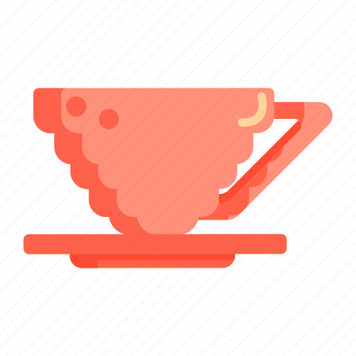 Coffee, cup, drip, drip coffee, v shape drip icon - Download on Iconfinder