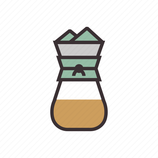 Chemex, brew, coffee, espresso, filter, pot icon - Download on Iconfinder