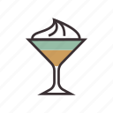 cocktail, coffee, alcohol, beverage, cream, drink