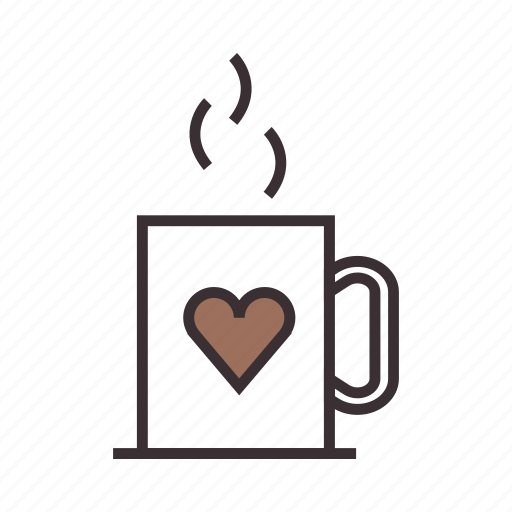 Coffee, love, beverage, cup, drink, hot, mug icon - Download on Iconfinder