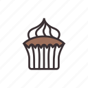 cupcake, food, muffin, pastry, sweet