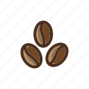 beans, brown, coffee, color, filled