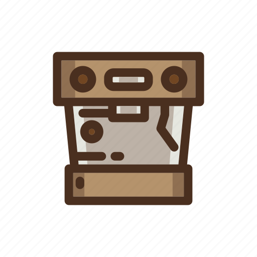 Coffee, color, espresso, filled, machine icon - Download on Iconfinder
