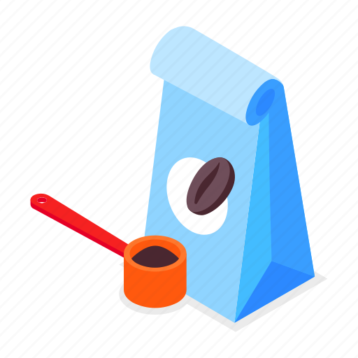 Coffee, package, grind, spoon icon - Download on Iconfinder