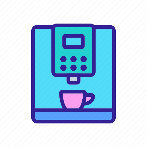 Automated, coffee, domestic, latte, machine, make, professional icon - Download on Iconfinder