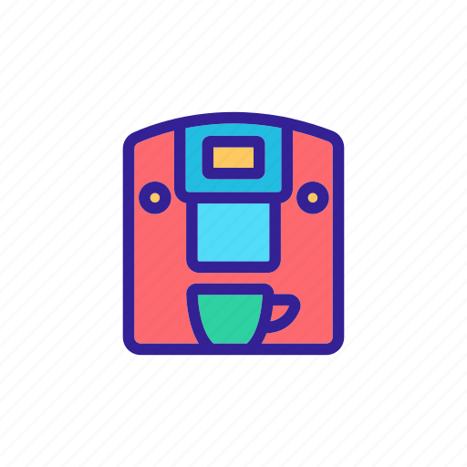 Coffee, cup, device, domestic, latte, machine, professional icon - Download on Iconfinder