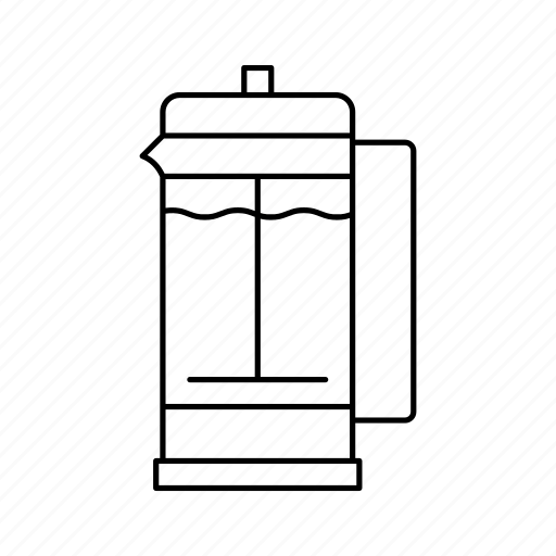 Manual, press, coffee, tool, make, machine, accessory icon - Download on Iconfinder
