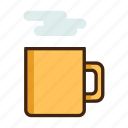 beverage, cappuccino, coffee, cup, hot, mug, tea 