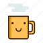 beverage, coffee, happy, hot, mug, smile, tea 