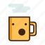 awe, beverage, coffee, hot, mug, surprised, tea 