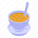 latte, cup, isometric