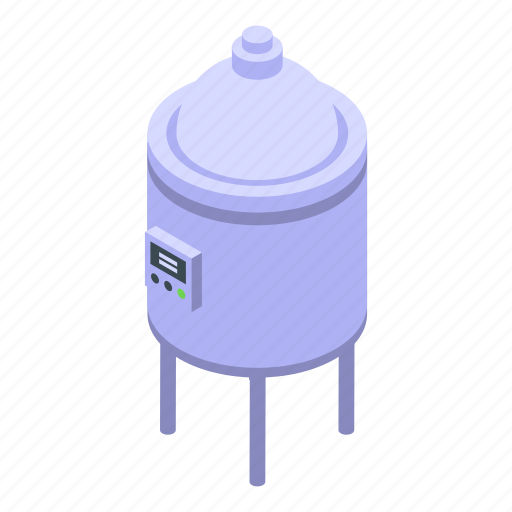 Coffee, tank, isometric icon - Download on Iconfinder