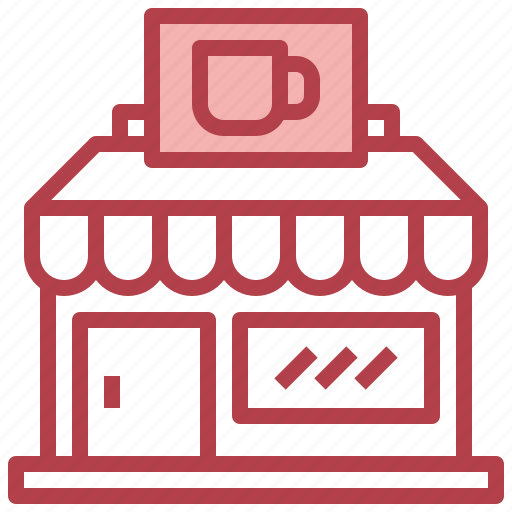 Cafe, coffee, shop, building, commerce icon - Download on Iconfinder