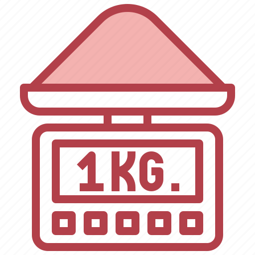 Weight, scale, coffee, grain, beans, shop, hot icon - Download on Iconfinder