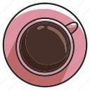 coffee, set, coffee cup, mug, black coffee, drink, hot, caffeine