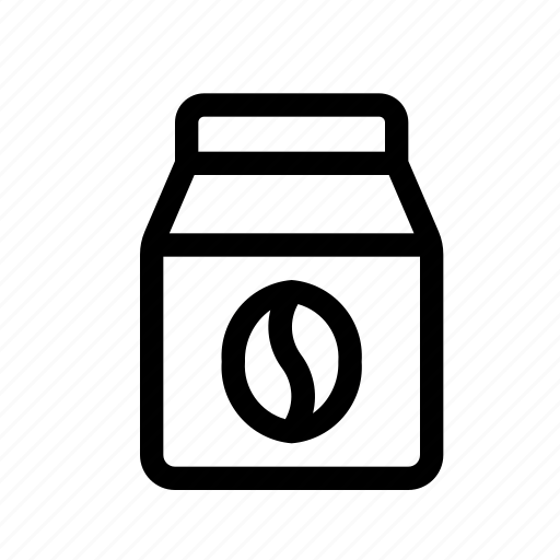 Bag, beverage, coffee, food, grocery, shopping, supply icon - Download on Iconfinder