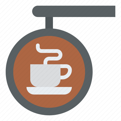 Coffee, drink, shop, cafe, label icon - Download on Iconfinder