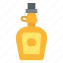 bottle, sweet, honey, syrup