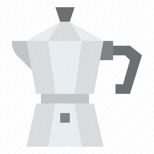 Coffee, moka, equipment, shop, pot icon - Download on Iconfinder